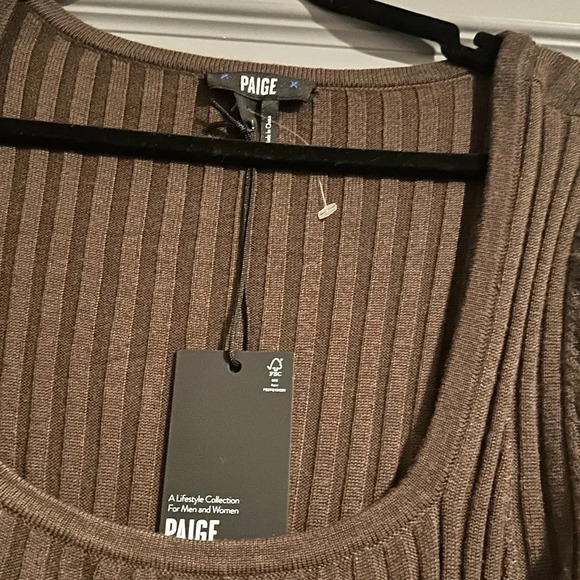 PAIGE Benita Midi Dress NWT size large - Picture 5 of 5